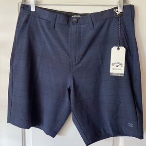 NWT Billabong Crossfire Submersibles Shorts Mid Length Size 36 H